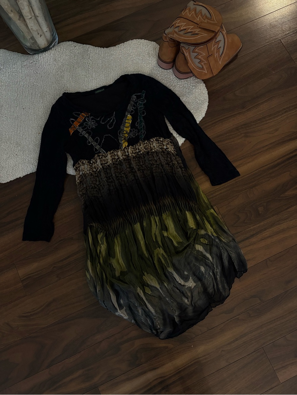 🌾VINTAGE WEARABLE ART DRESS